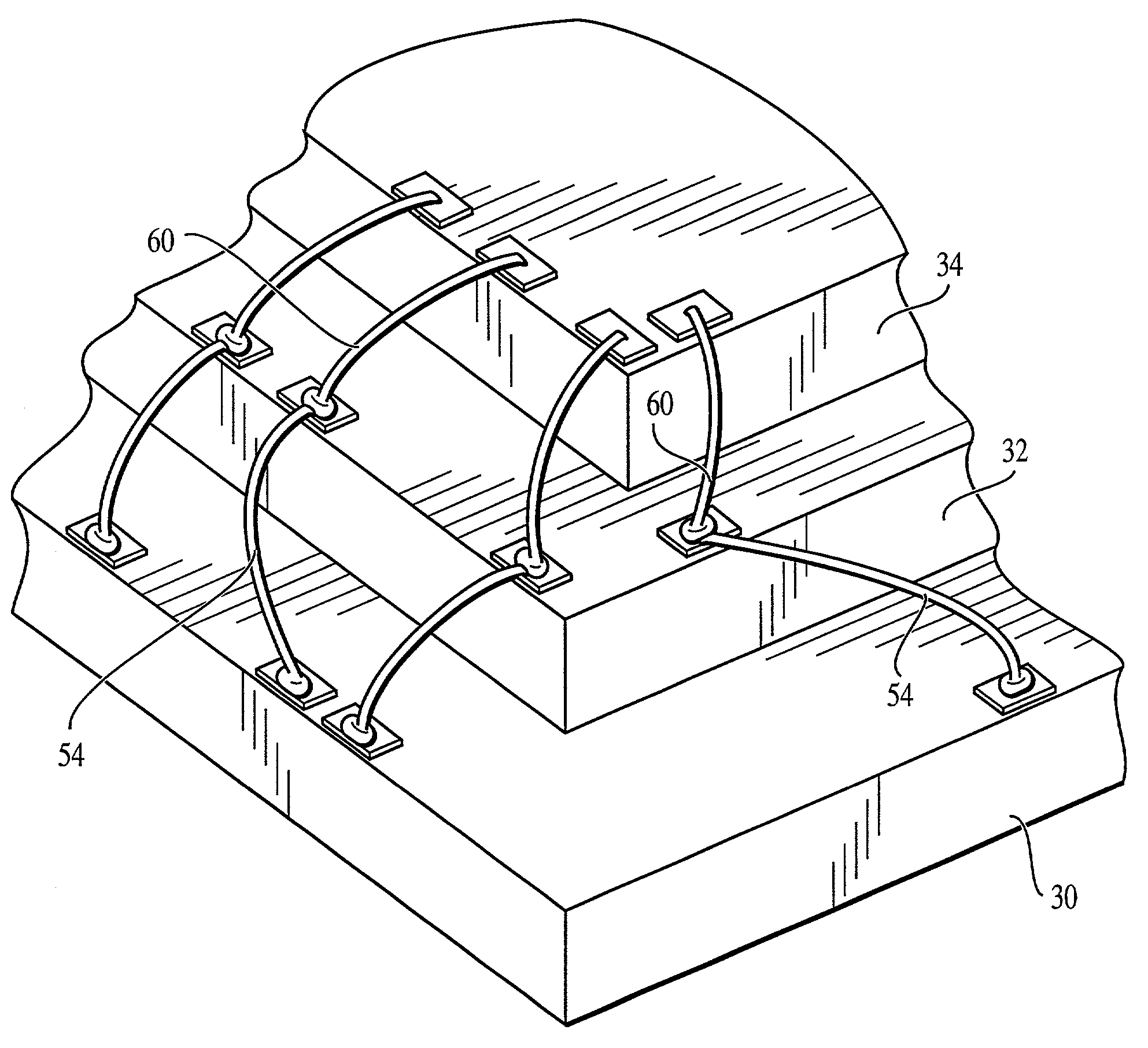 Stacked chip connection using stand off stitch bonding