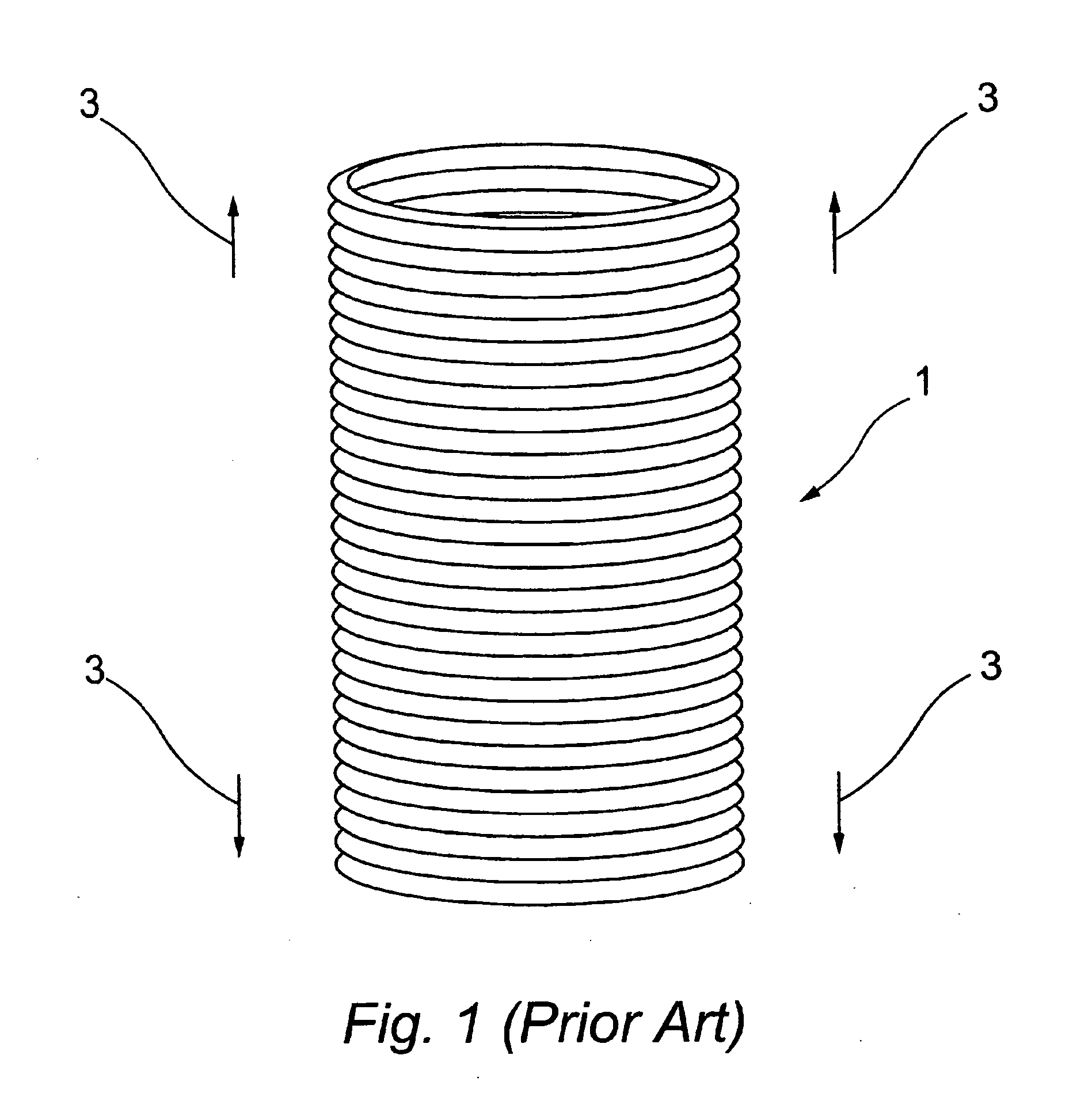 Single continuous piece prosthetic tubular aortic conduit and method for manufacturing the same