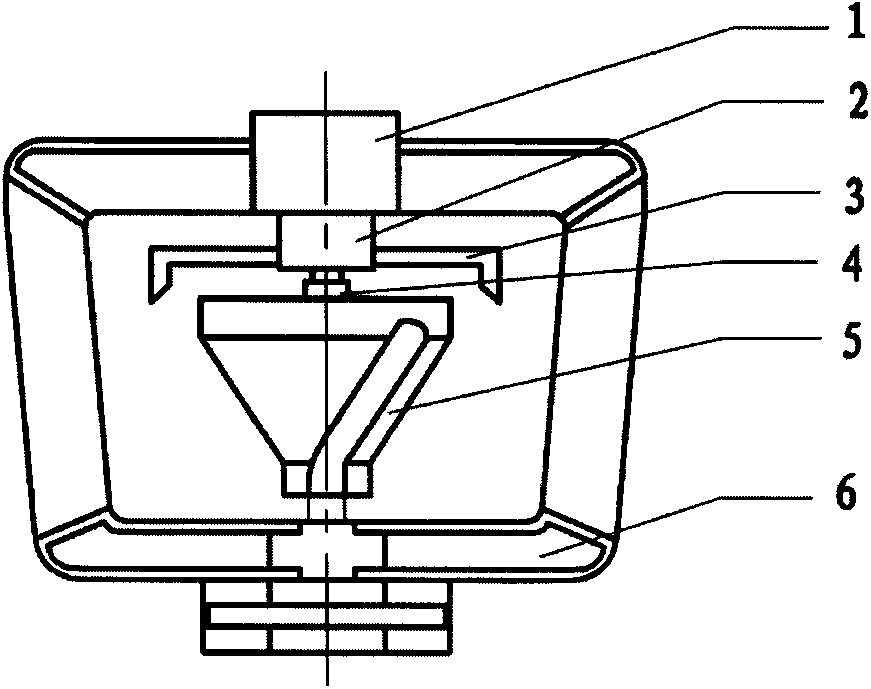 Interruption-rotating water granulation device