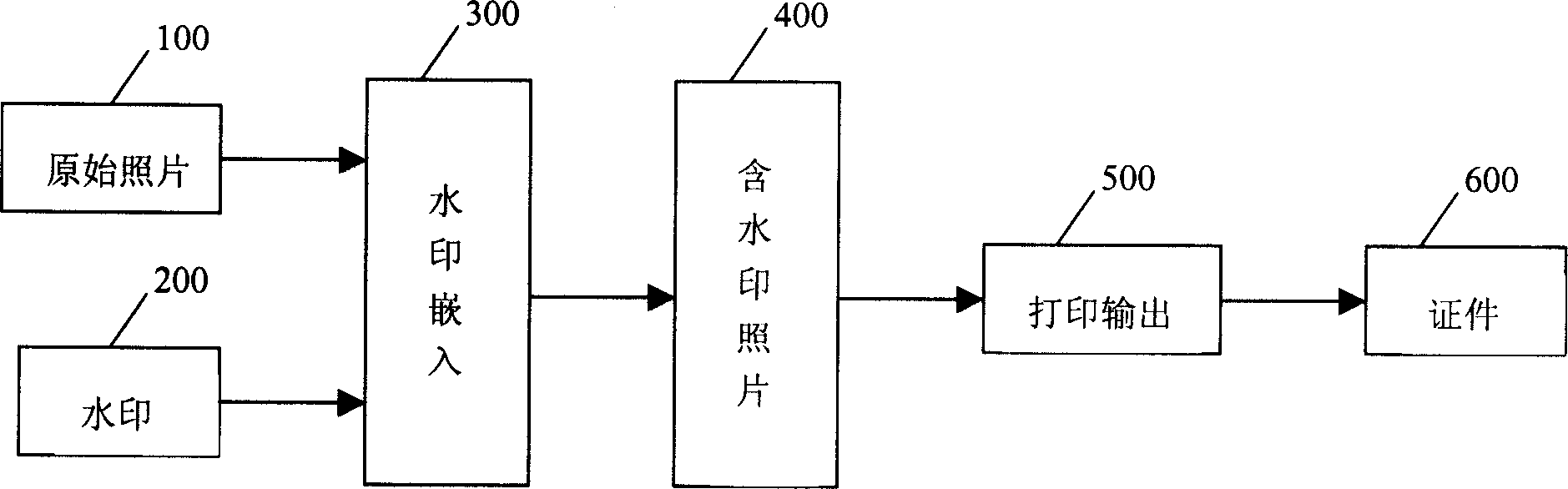 File anti-fake method and its device based on digital water print