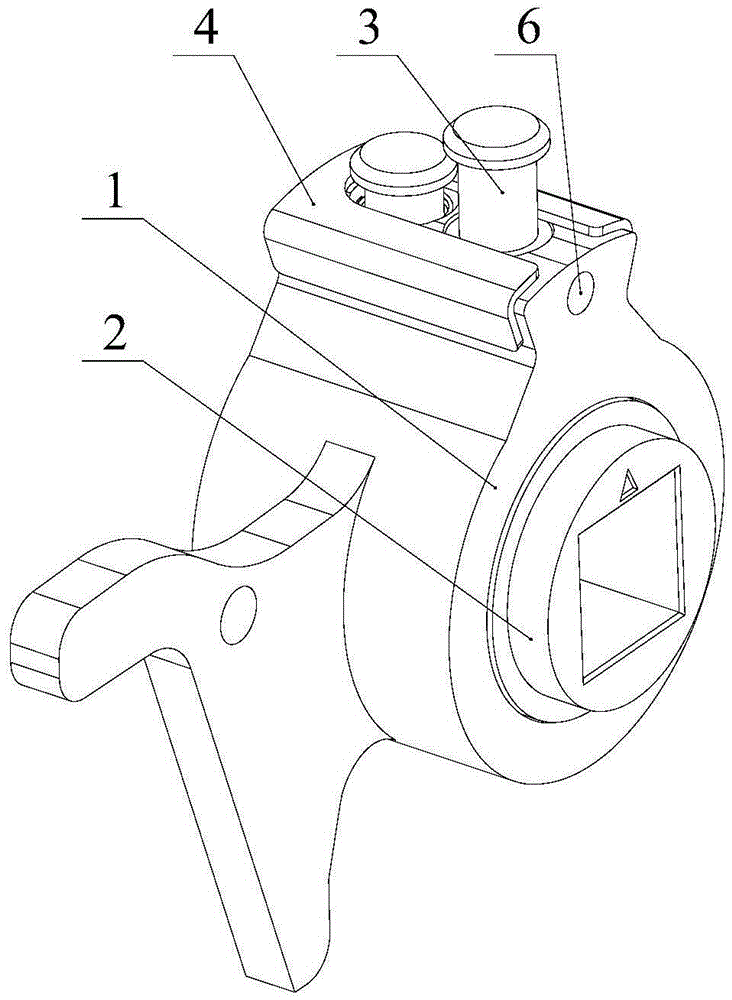 Engaging and disengaging mechanism of electronic core insertion lock