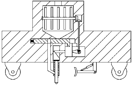 A deep soil fertilization device