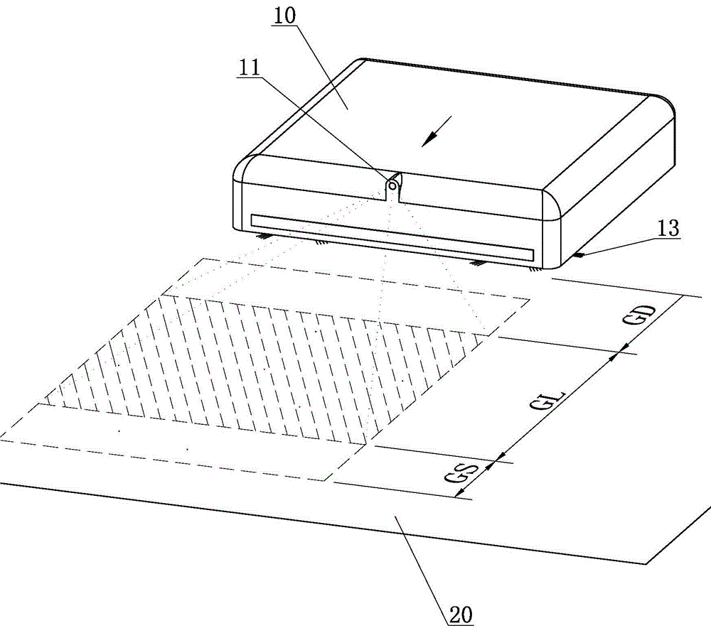 Floor mopping robot controlling dust suction power by virtue of image and control method