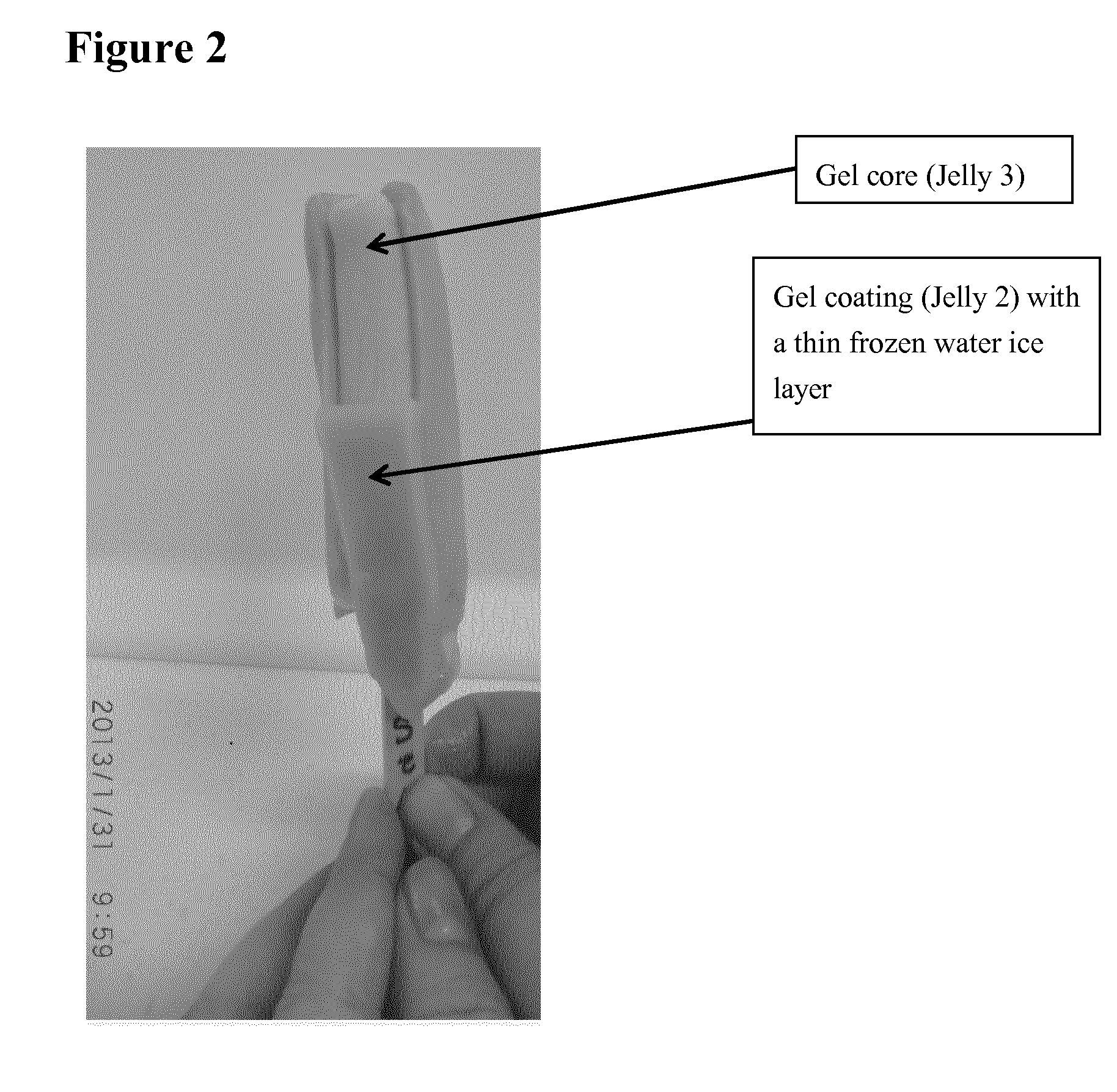 Frozen confectionery product with an easy peelable gel coating and a method for manufacturing same