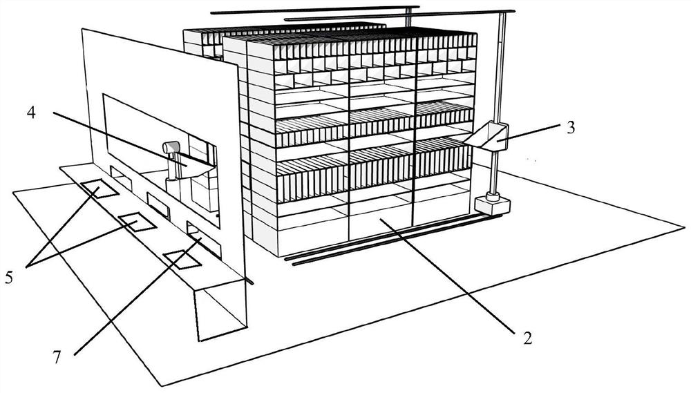 Retail pickup and delivery system and method for unmanned store