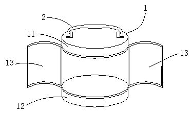 Jewelry box with double-door structure