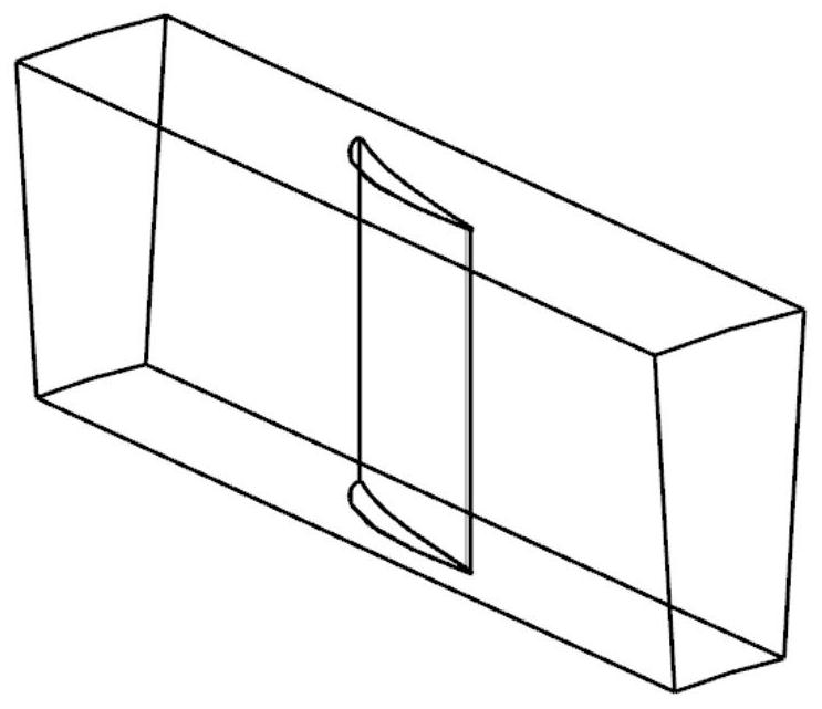 Numerical simulation simplification method for resistance reduction performance of surface microstructure of rotating blade