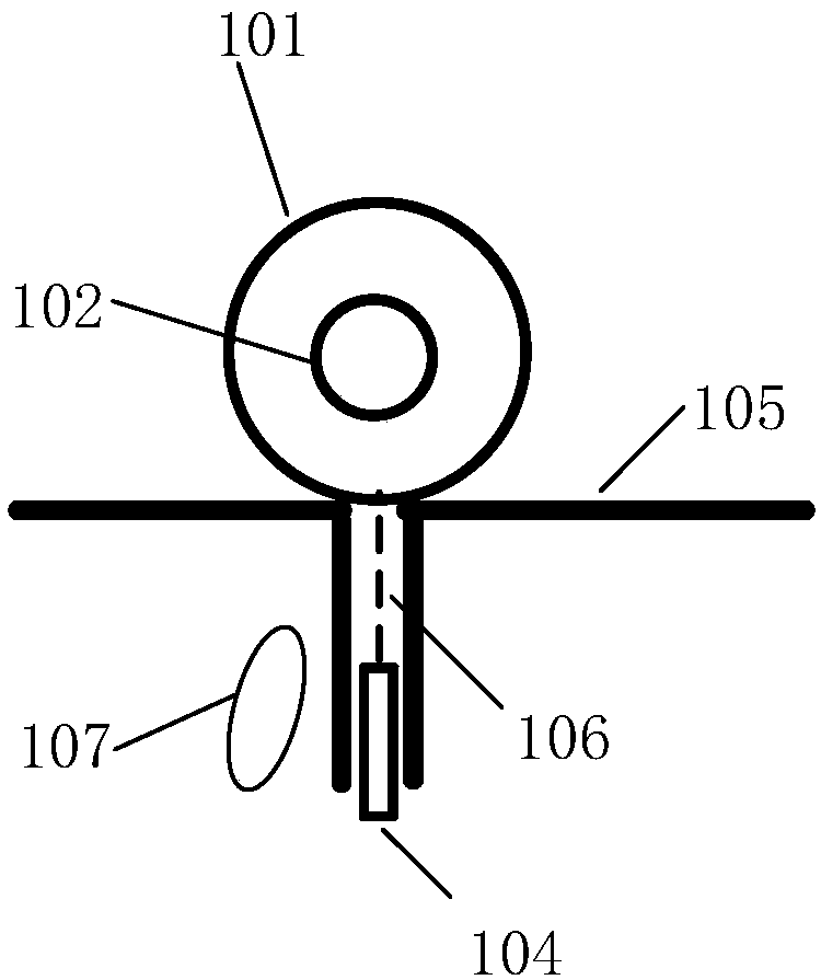 Driving shaft identification device and method