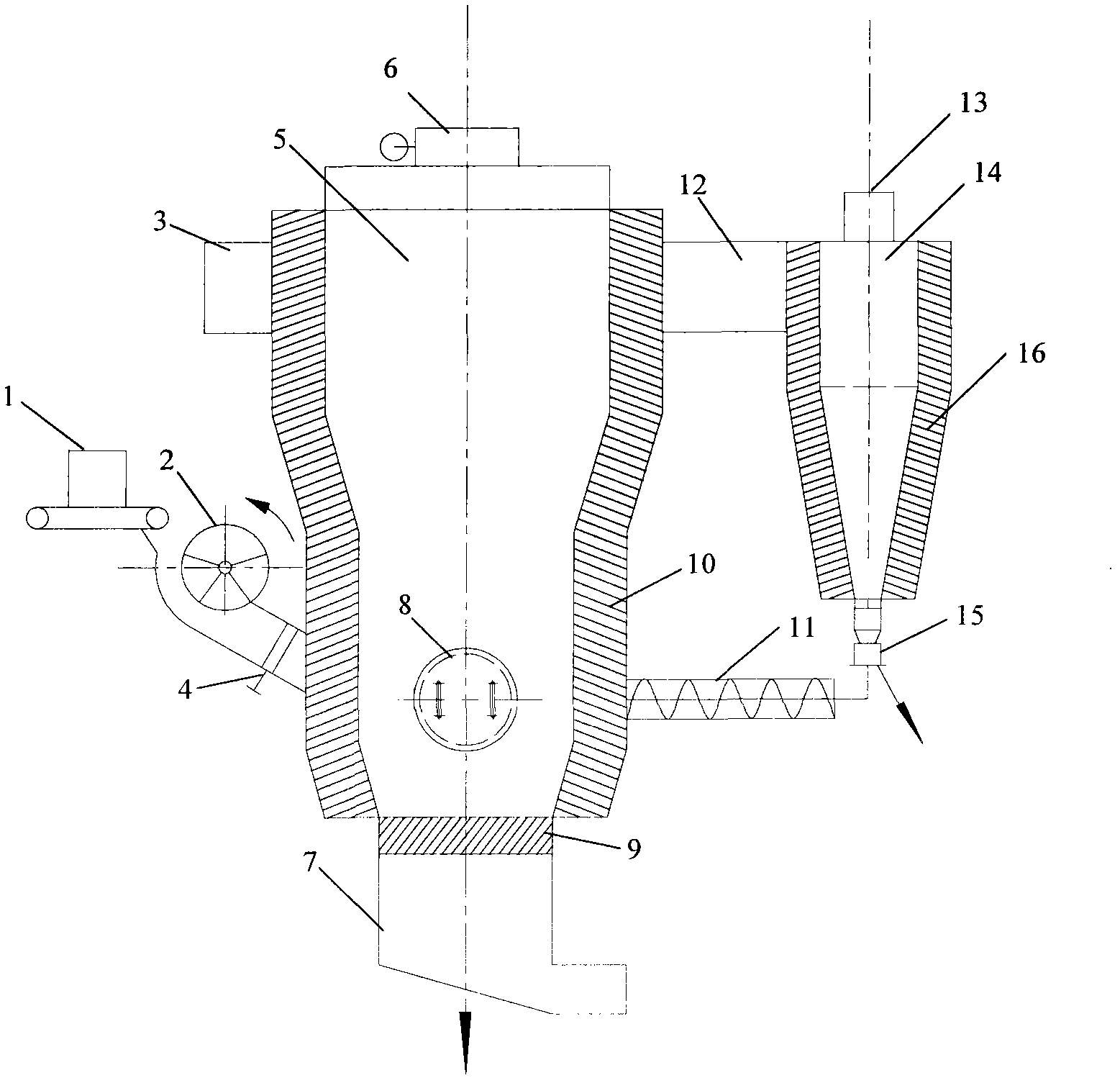 Fluidized bed gasification reaction method and reactor employing packed fuel