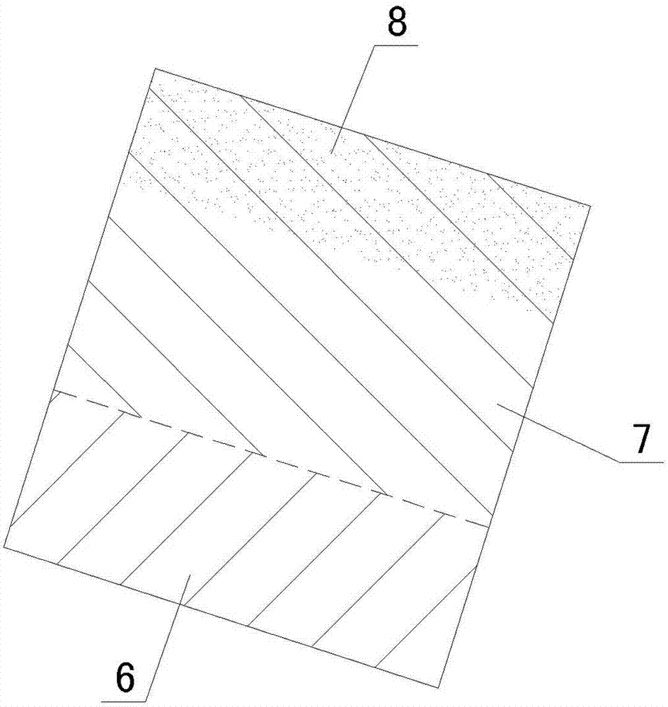 Manufacturing method for composite hammer head of hammer crusher