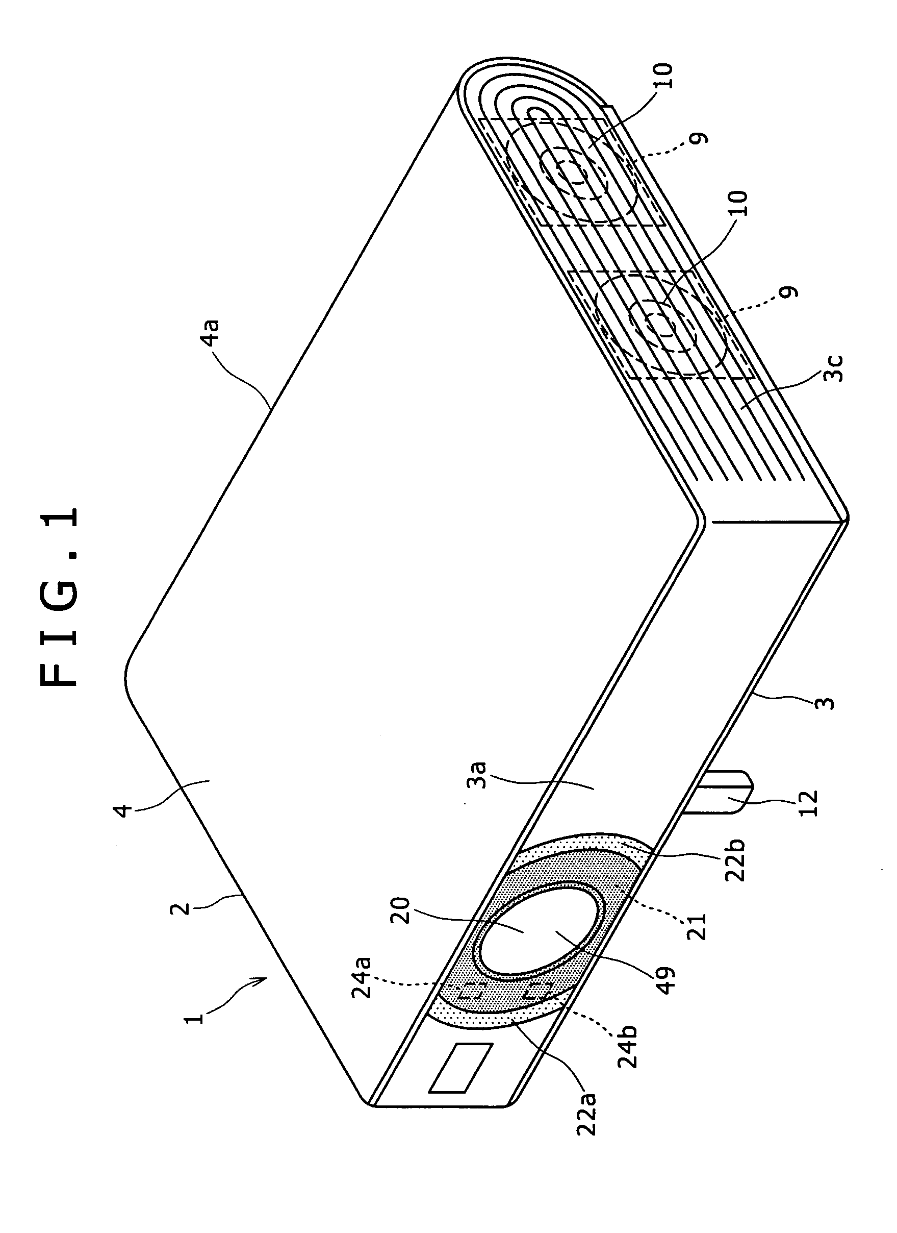 Projection type display unit