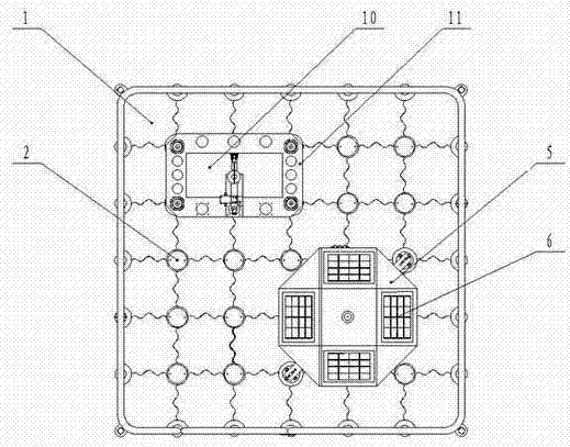 Water quality automatic monitoring floating platform