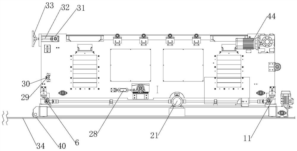 Web curtain receiver