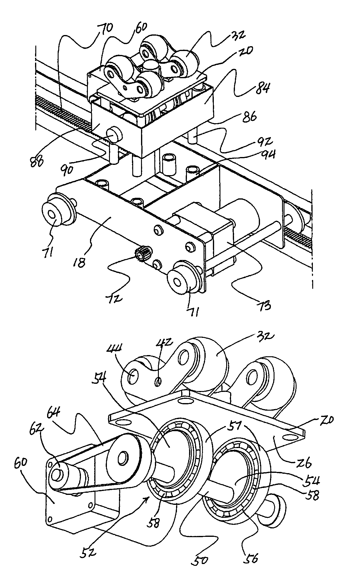 Lie-down massager