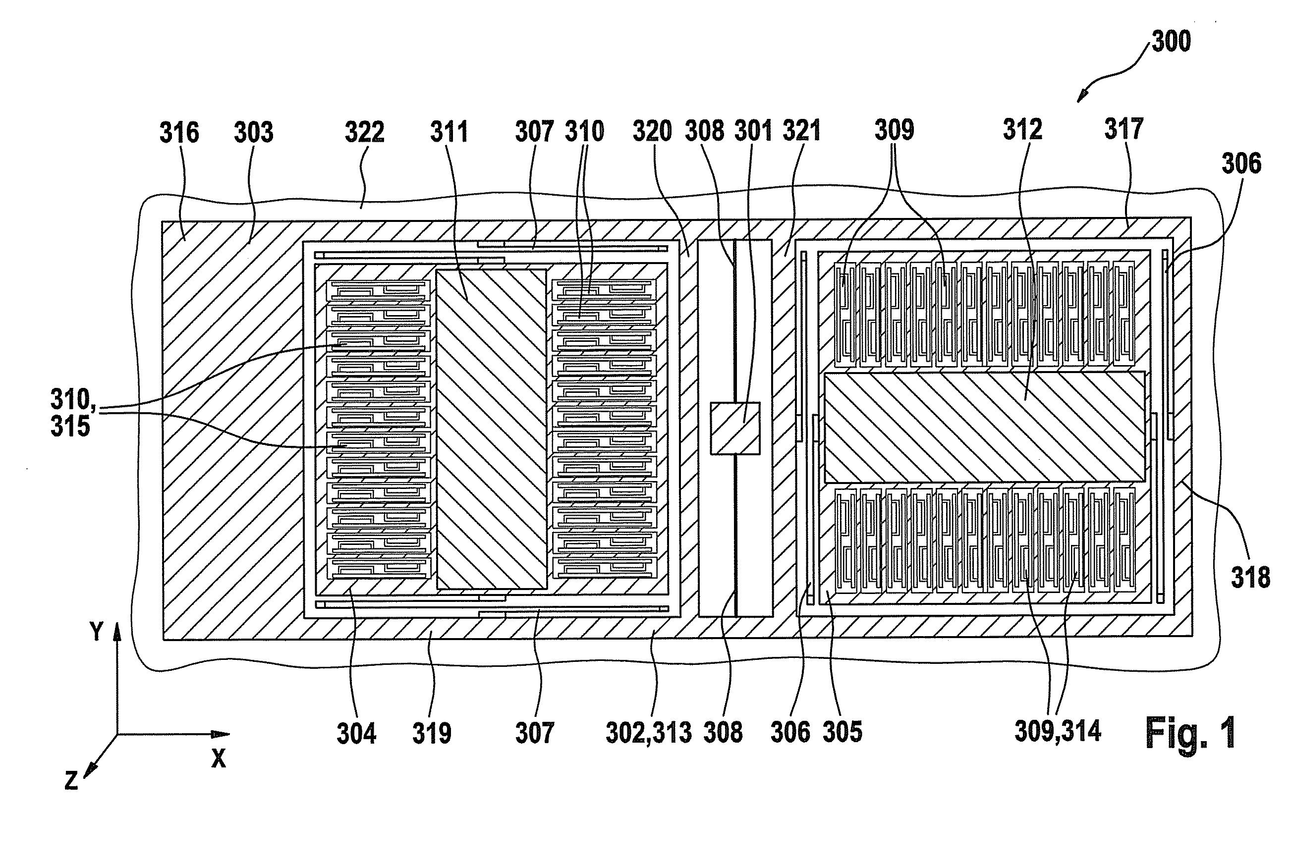 Triaxial acceleration sensor