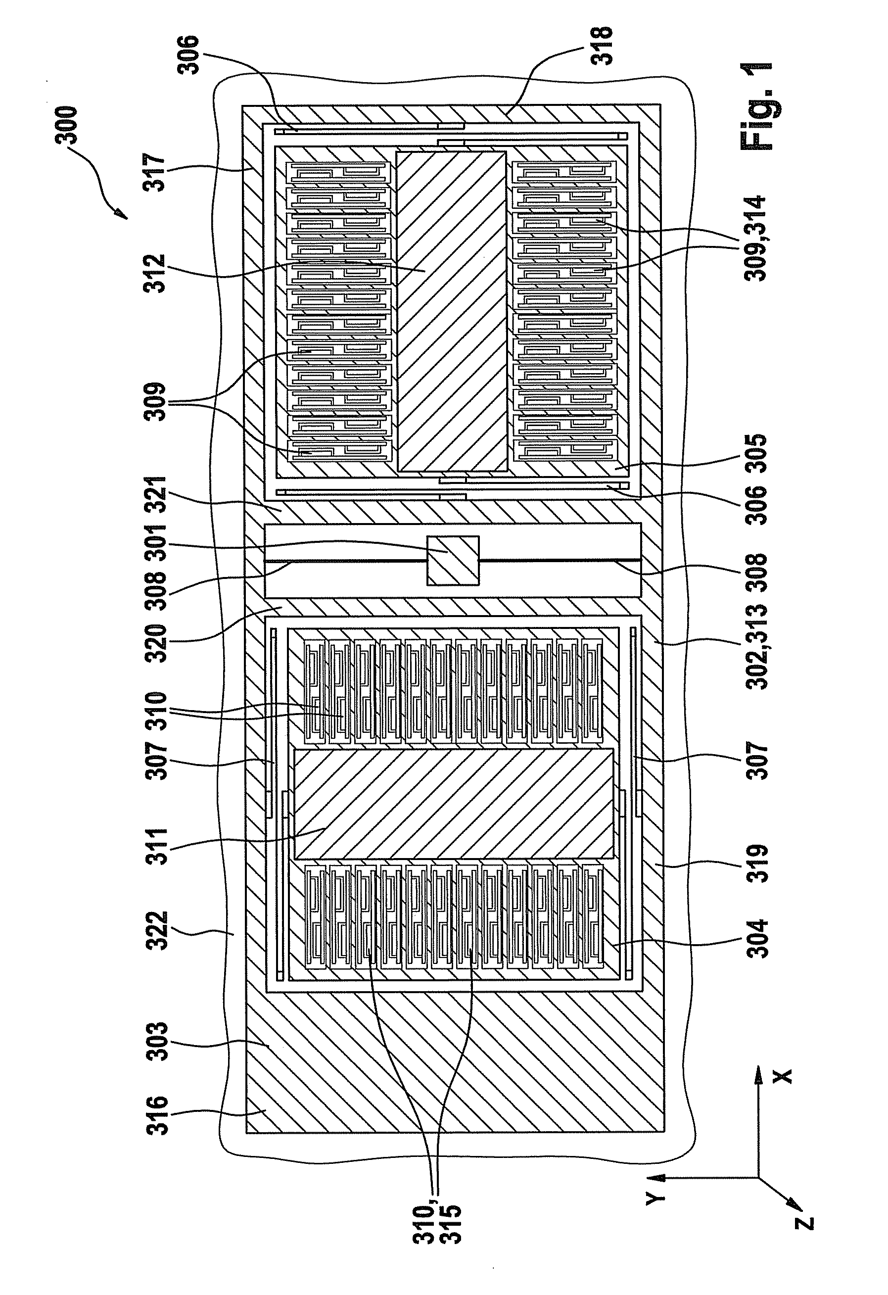 Triaxial acceleration sensor