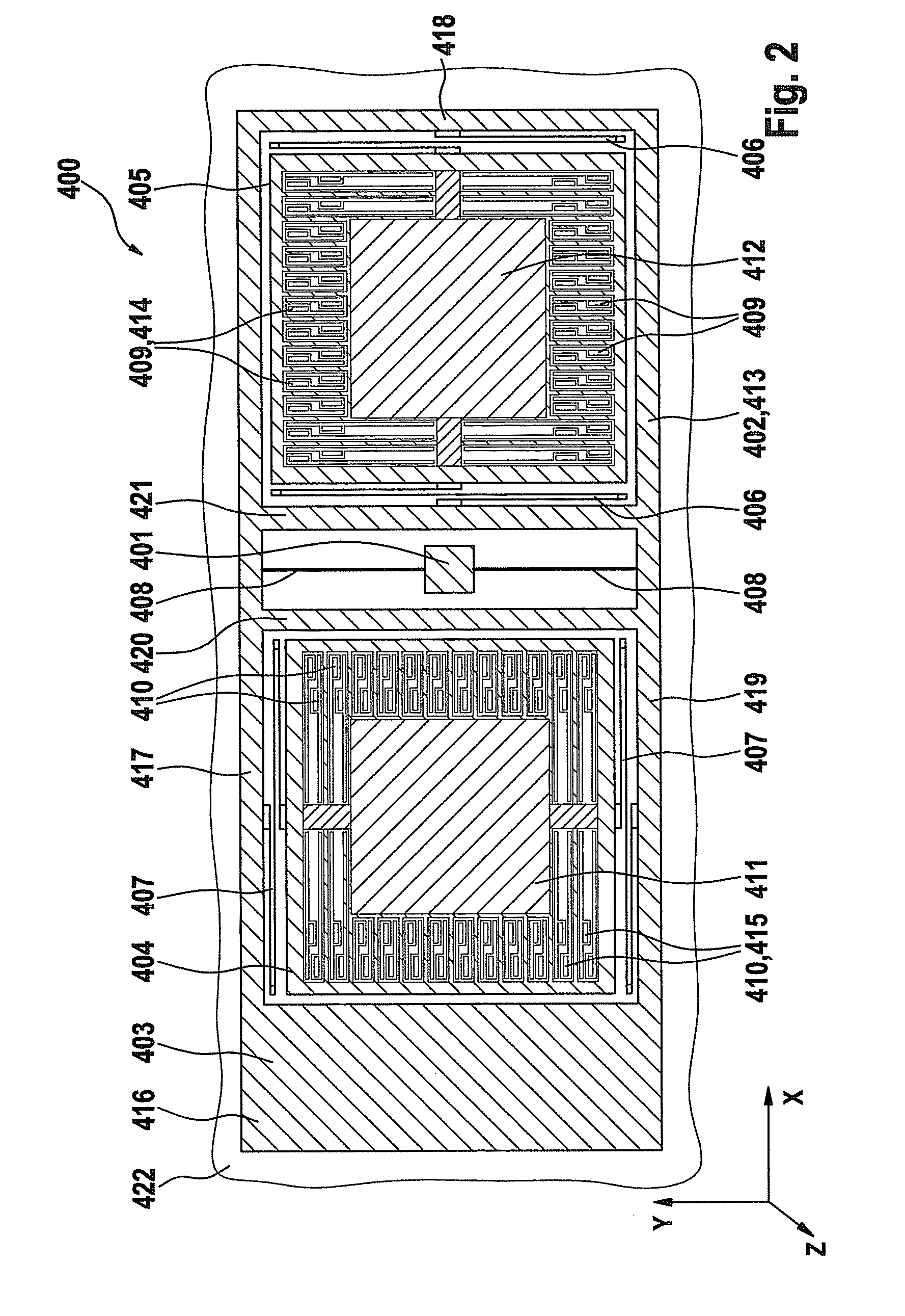 Triaxial acceleration sensor