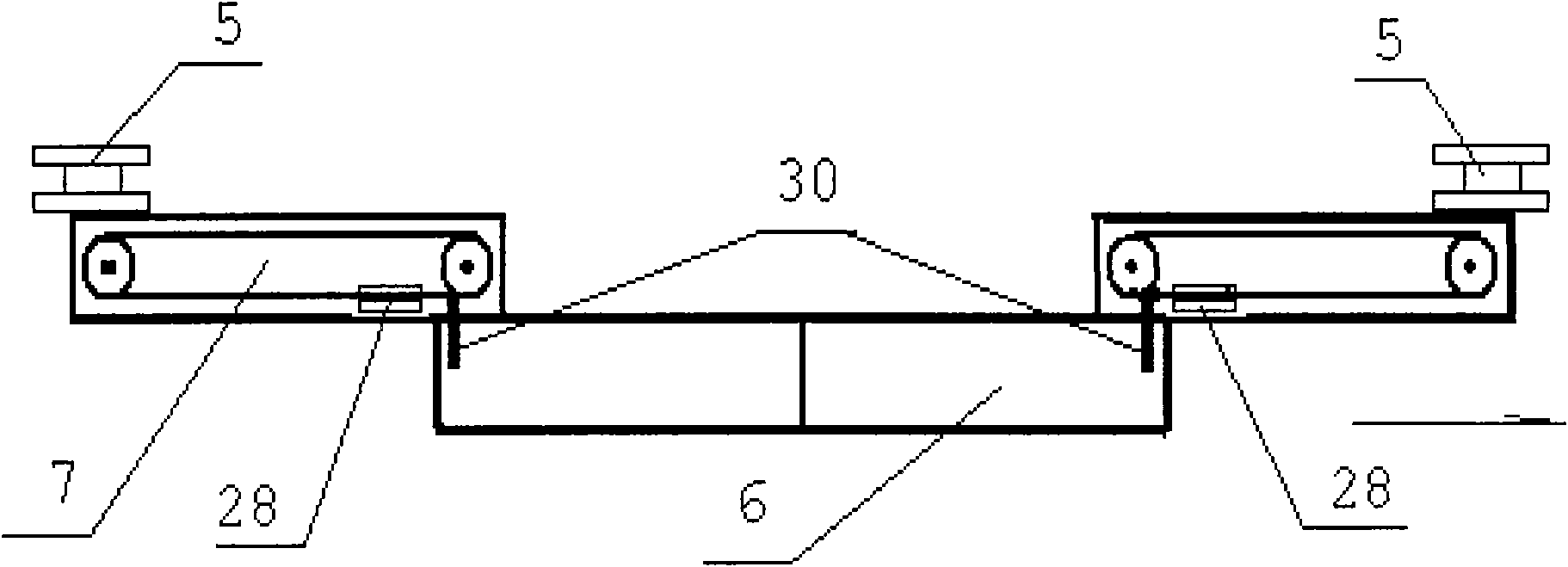 Coal mine double-layer translation self-control ventilation door device