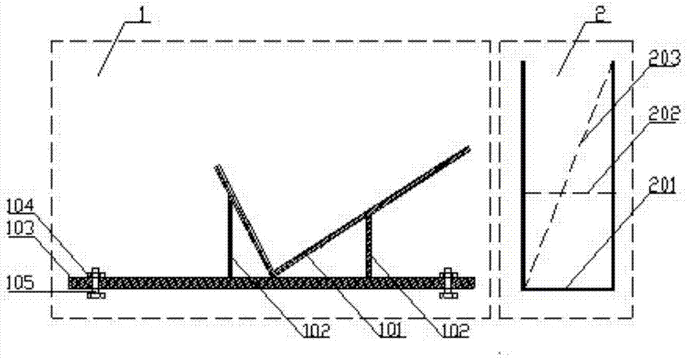 Test device and method for characterizing coagulation characteristics of foam fluid by lost flow time