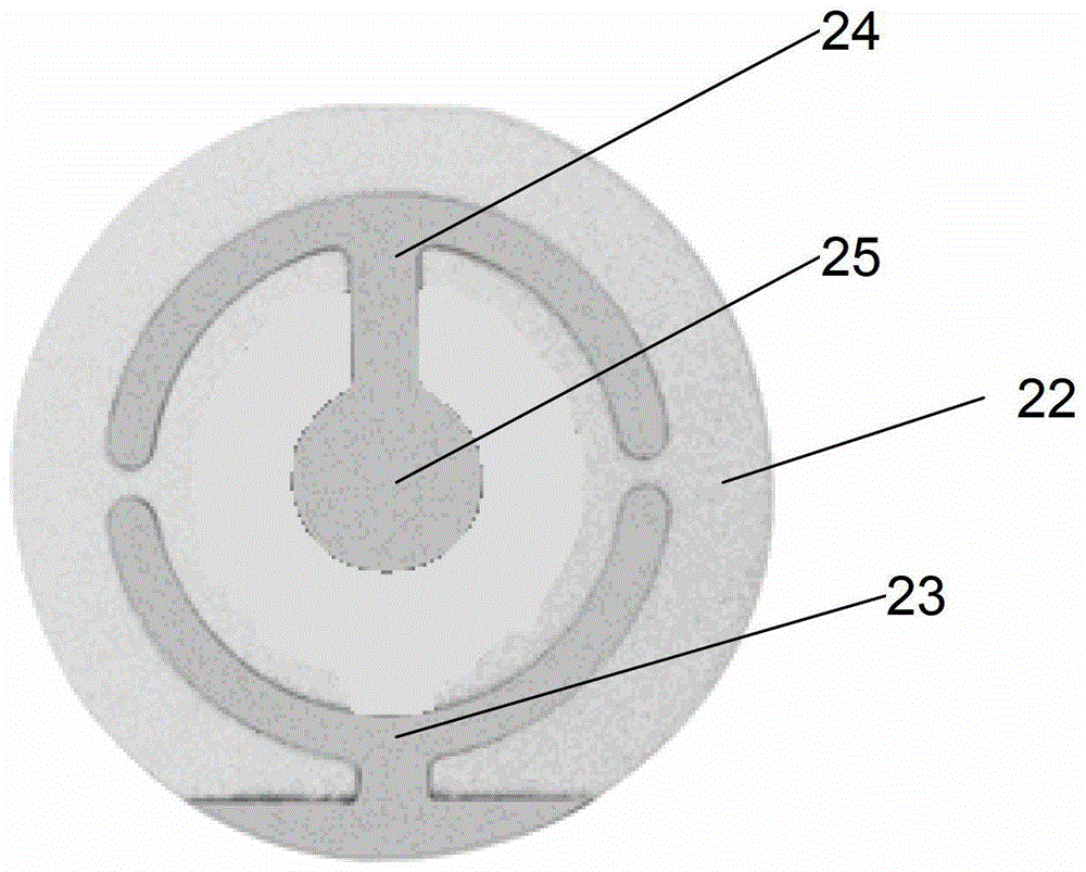 Optical power parameter measurement method and device based on crystal resonator