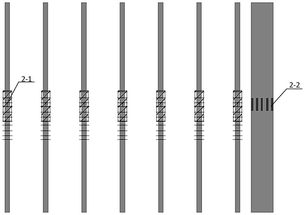 Segmented reinforcement cage and continuous wall construction method under low-clear-air high-voltage line