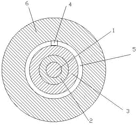 RFID sensing feed line for building indoor signal coverage