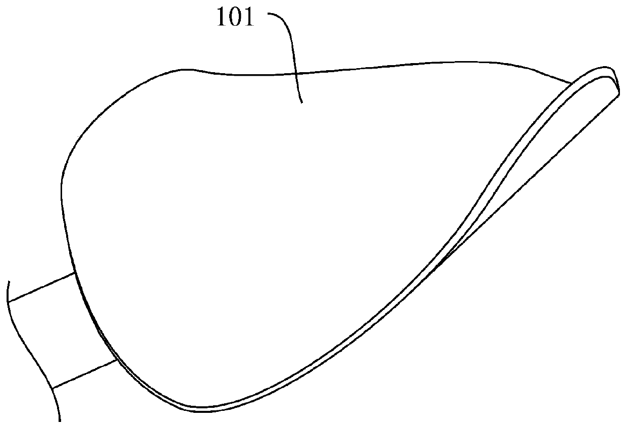 Tracheal tenaculum used under thoracoscope