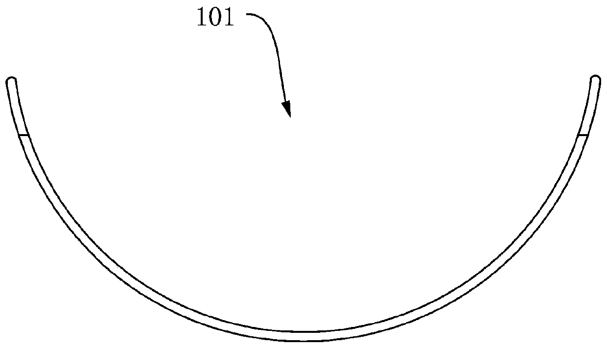 Tracheal tenaculum used under thoracoscope