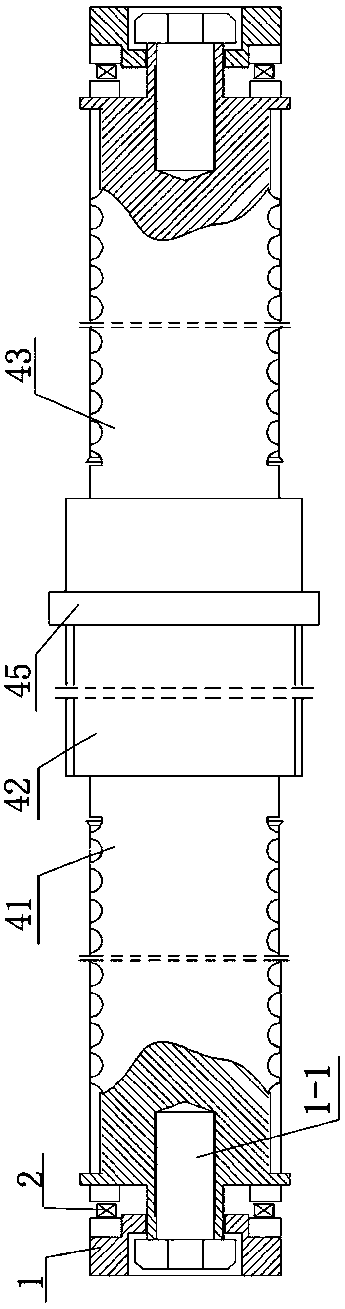 Bidirectional step-by-step telescopic electric cylinder and tyre crane