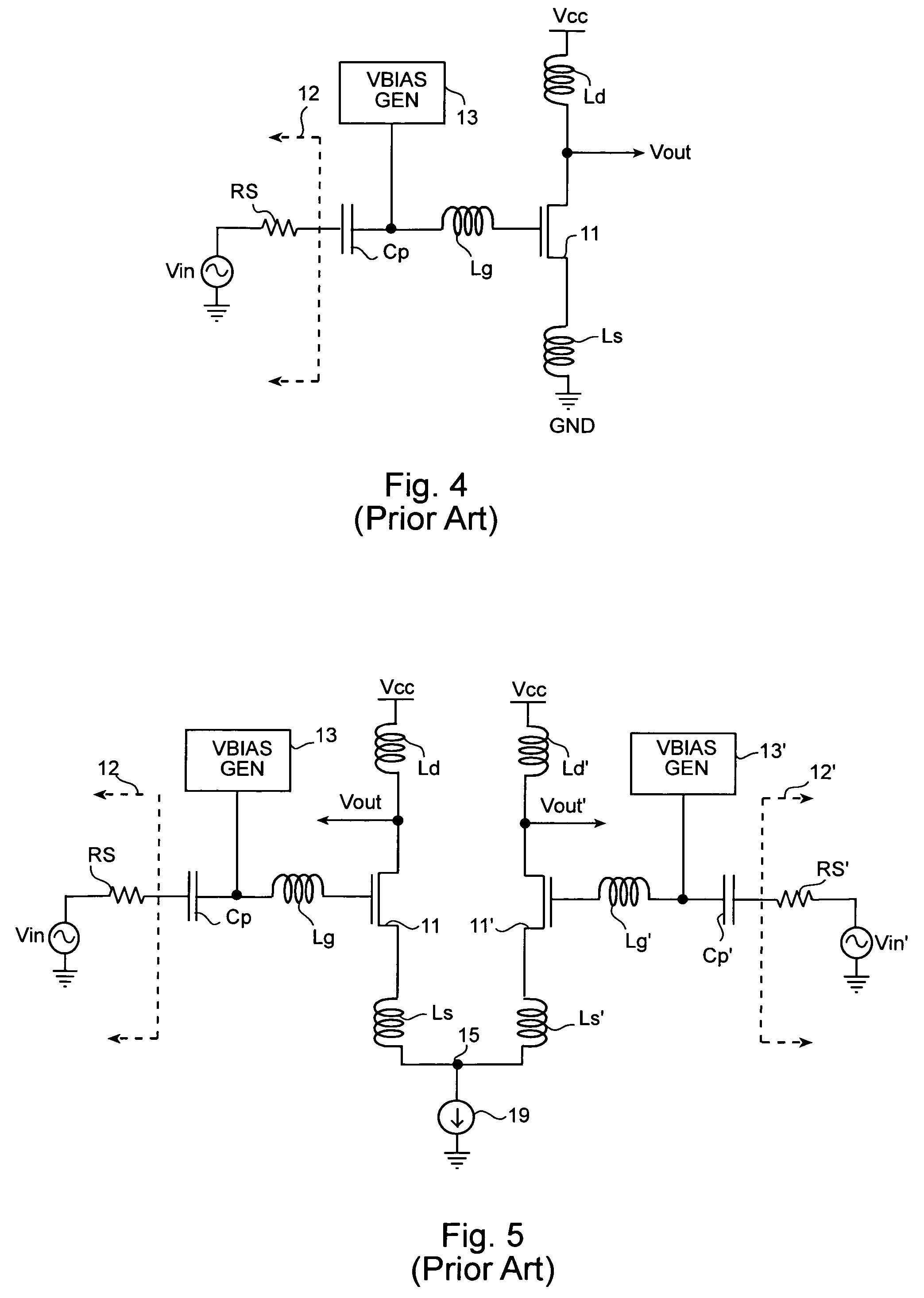 Neutralization techniques for differential low noise amplifiers