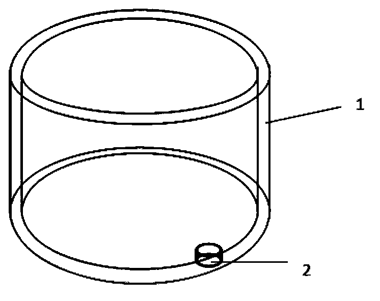 Volume fixing tank for cold drinks and volume fixing method