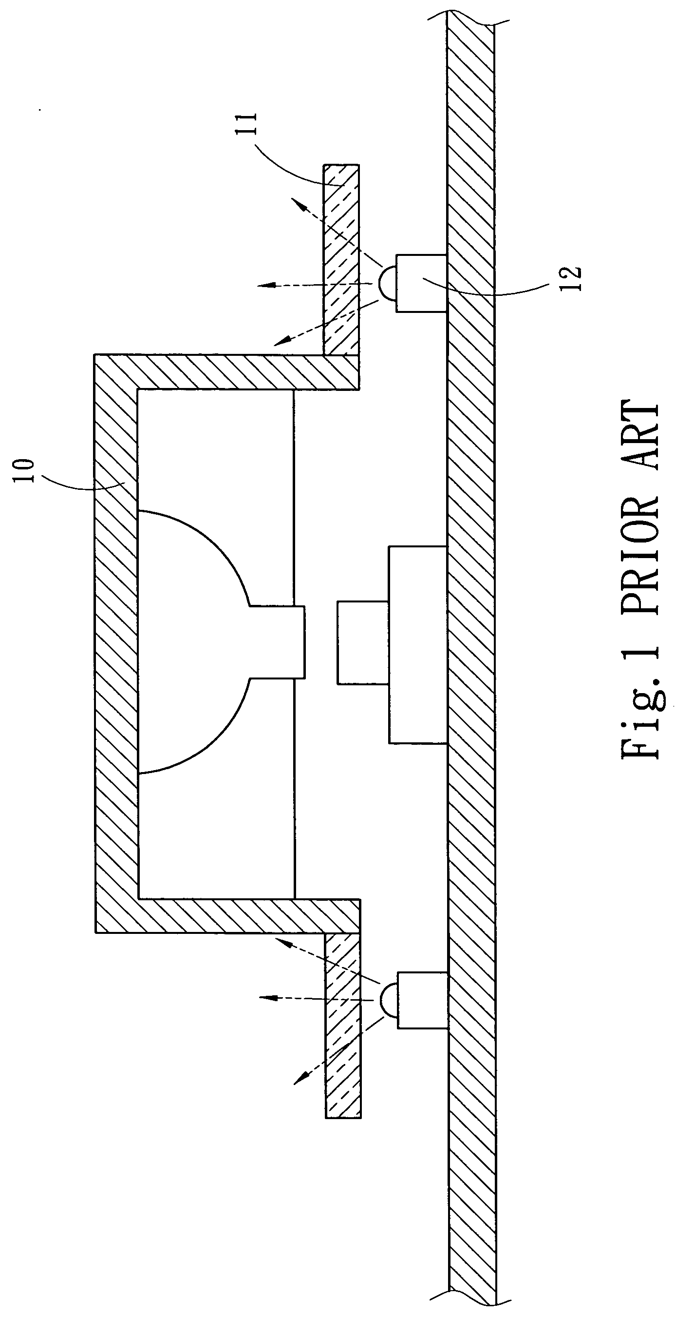 Backlight button assemblage