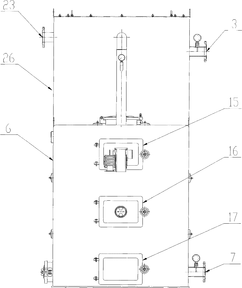 High-efficiency energy-saving plate heat exchange furnace