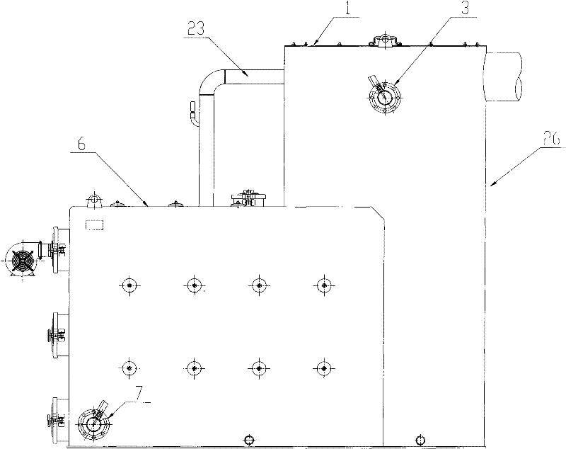 High-efficiency energy-saving plate heat exchange furnace