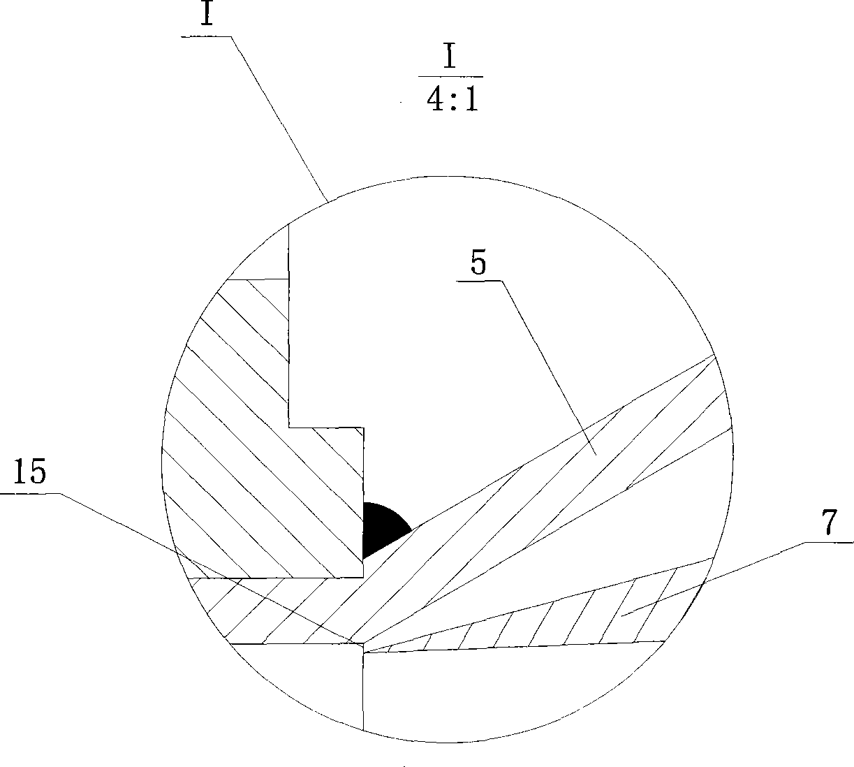 Low flow resistance supersonic speed gas purification and separation device