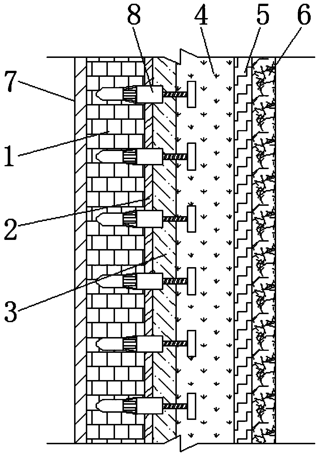 Building thermal insulation outer wall