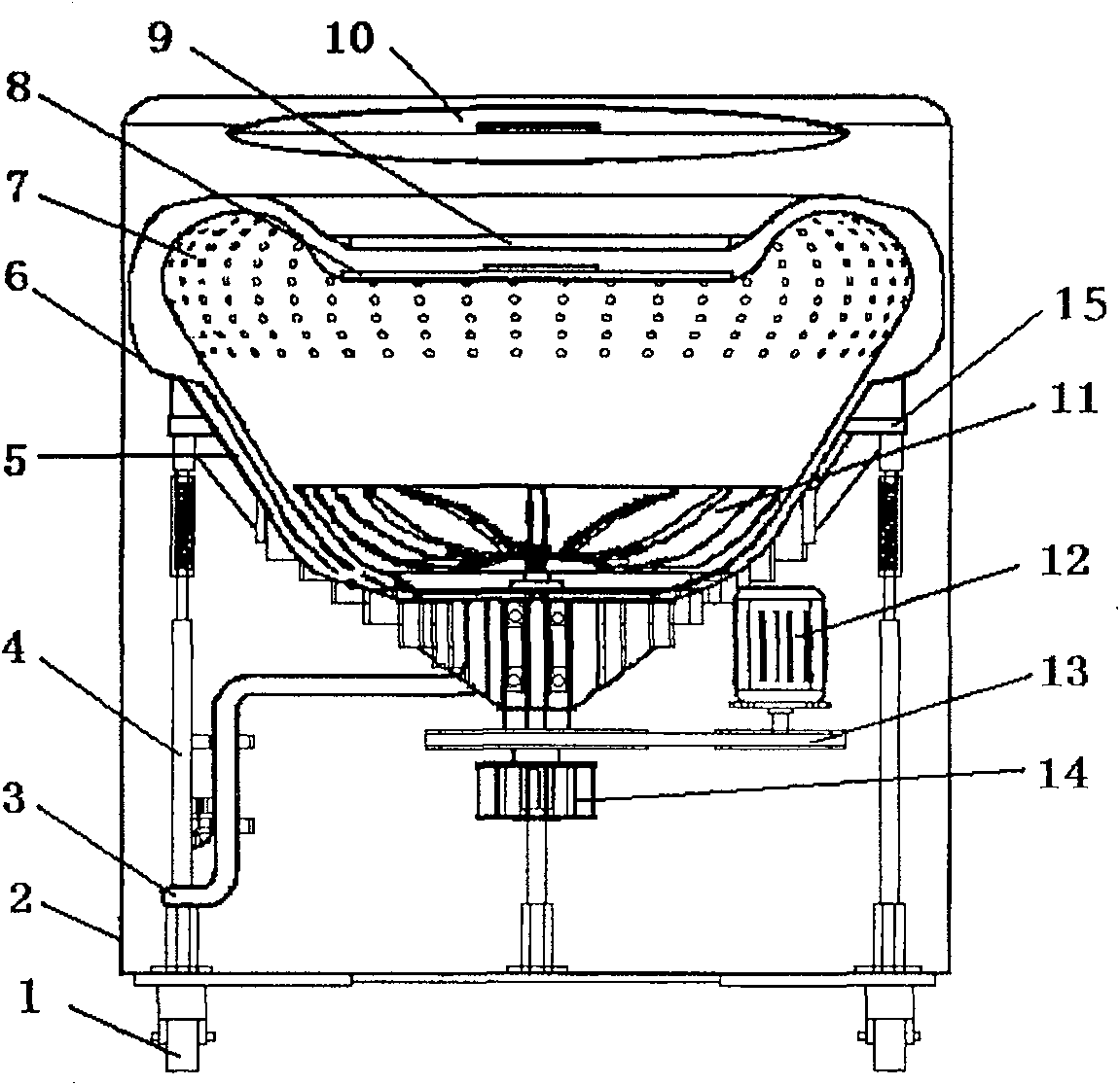 Special-shaped drum washing machine