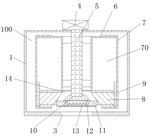 Oil-containing emulsified wastewater treatment device