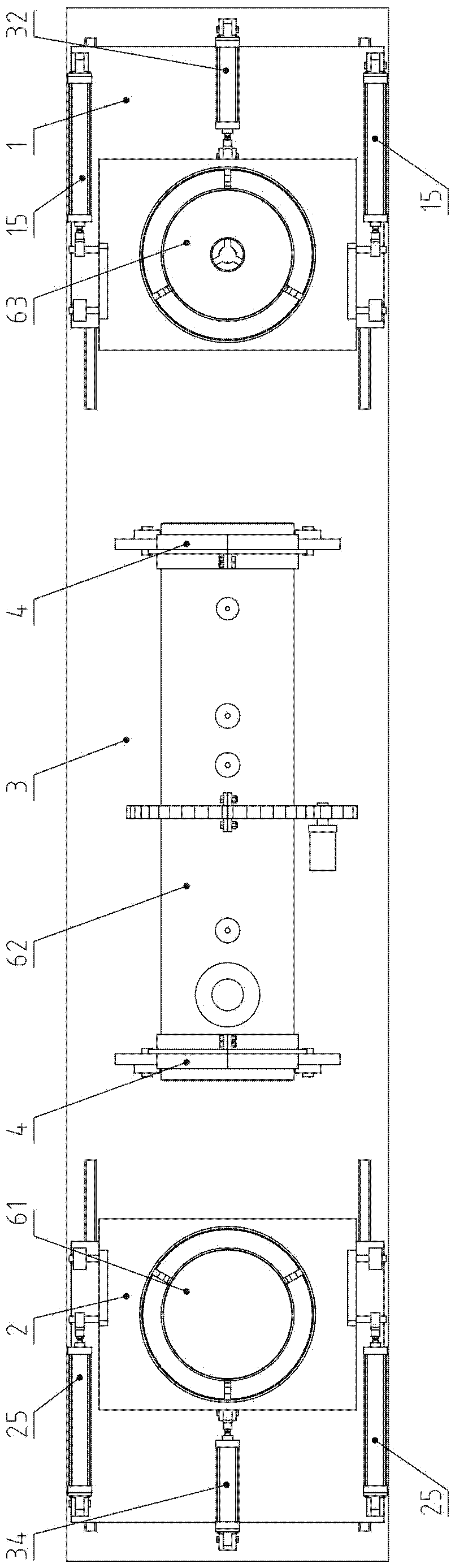 Seal head welding machining tool of liquid ammonia tank