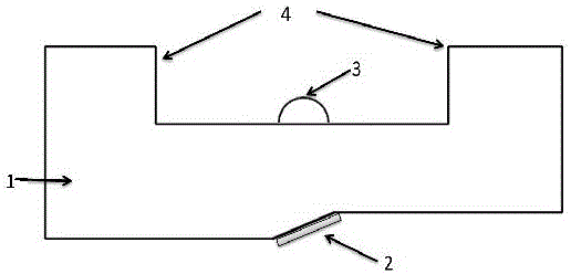 Optical device for realizing multi-channel optical beam splitting