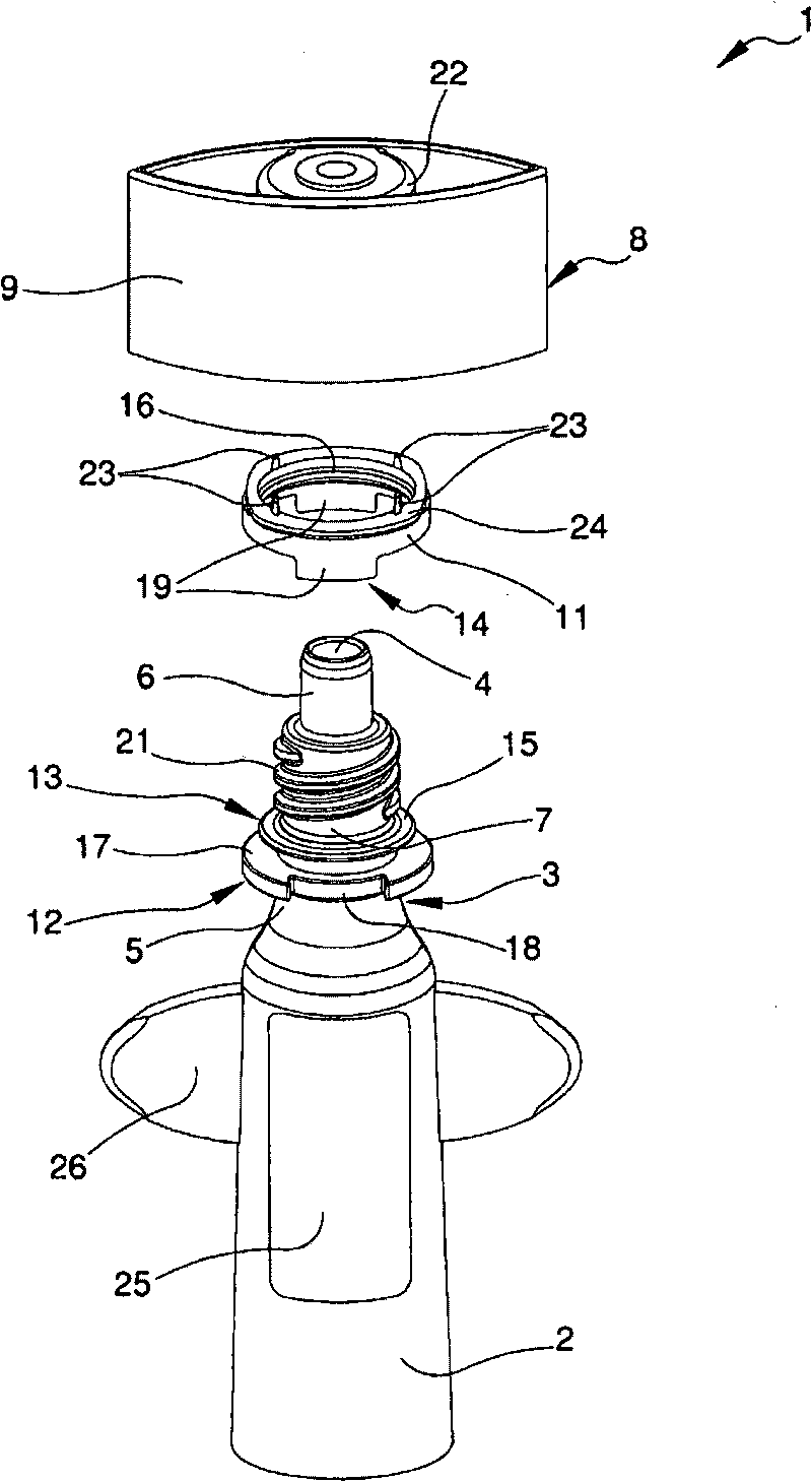 Upgraded single-dose container particularly for fluid products