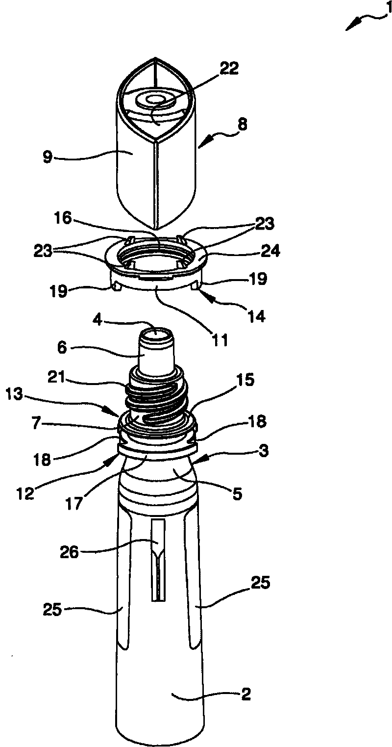 Upgraded single-dose container particularly for fluid products