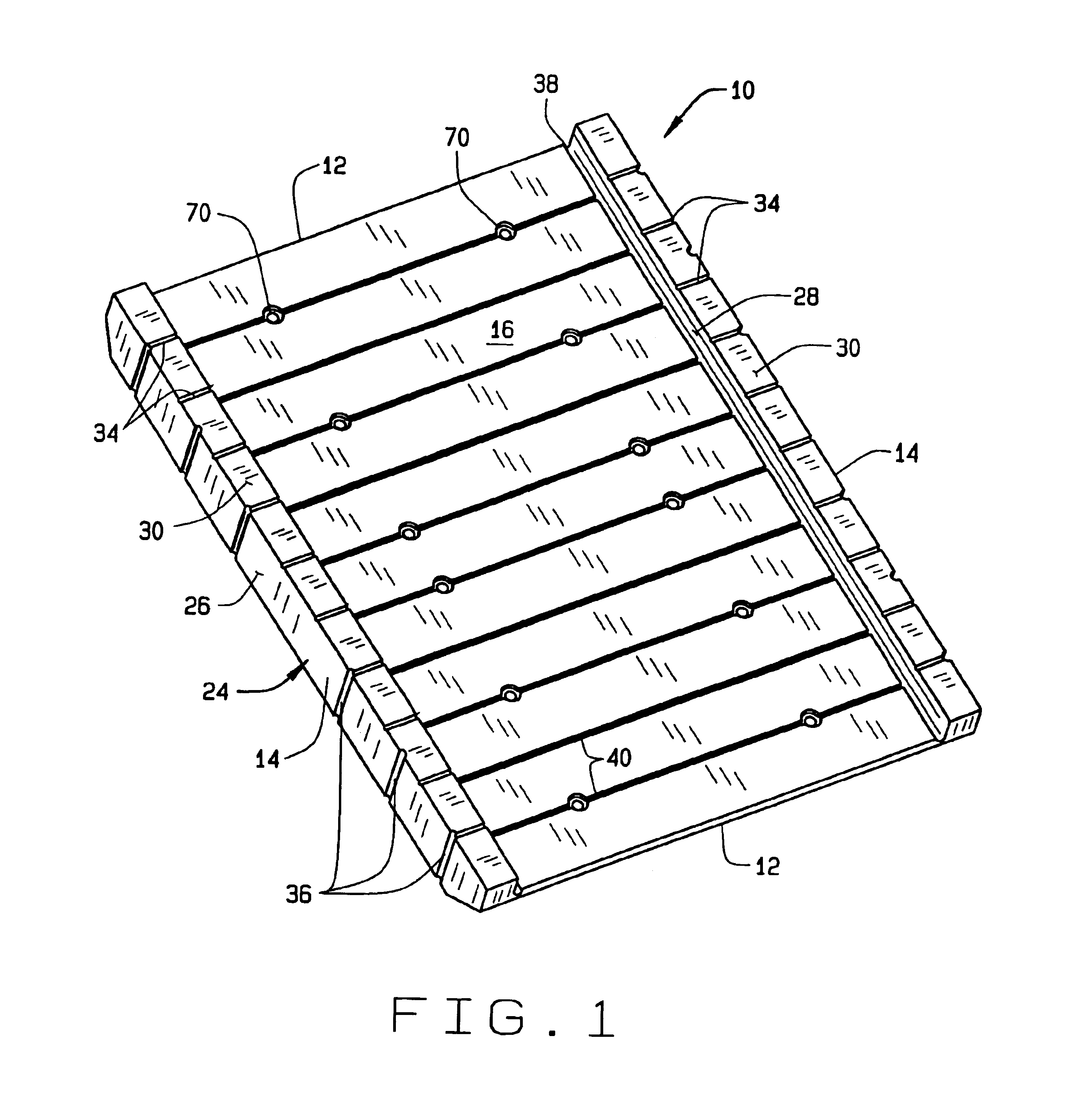 Molded plastic gangway