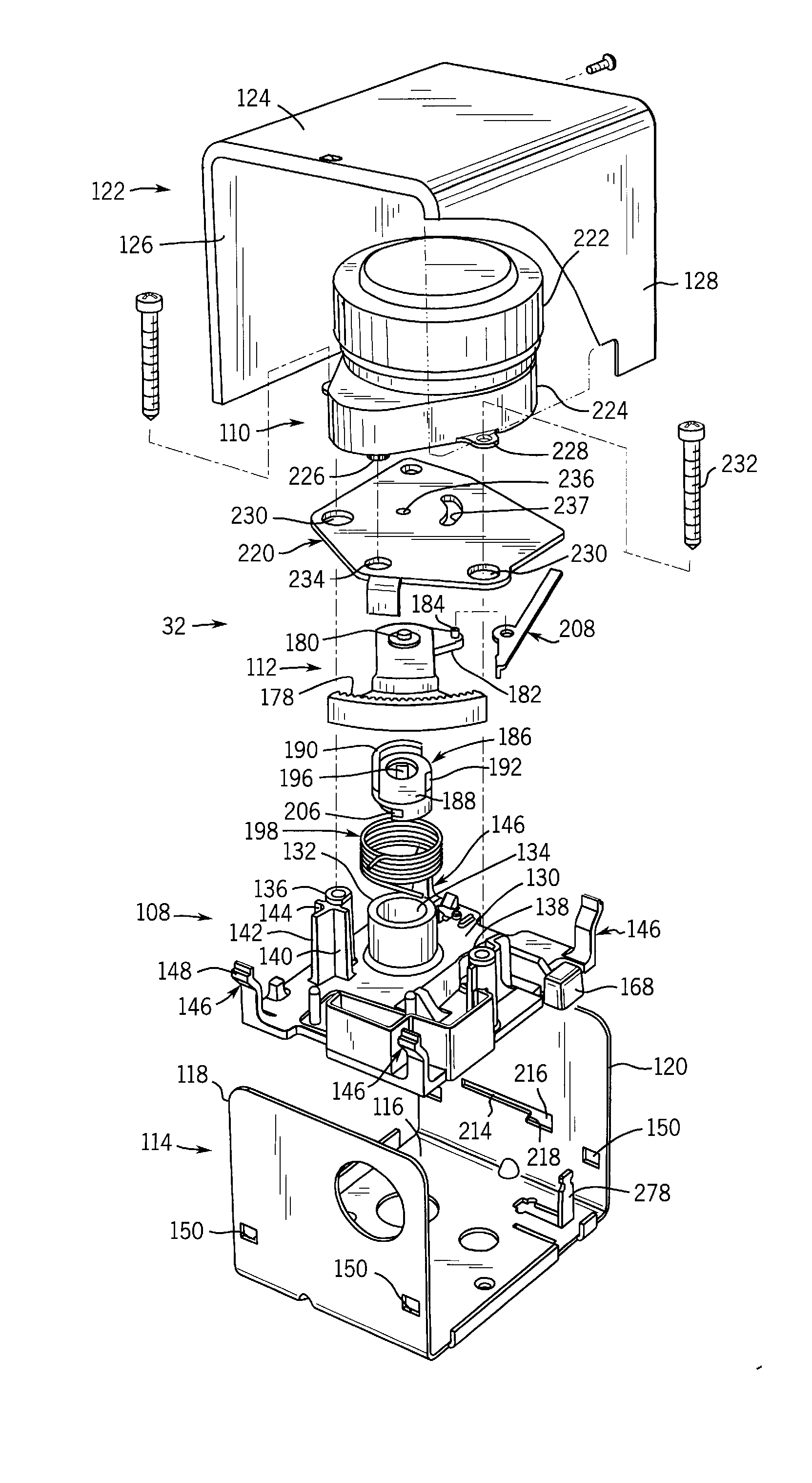 Valve Actuator Having Synchronous Motor Having Plastic Bushings