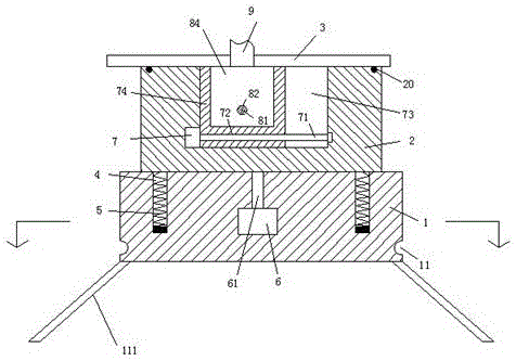 Novel dining table structure