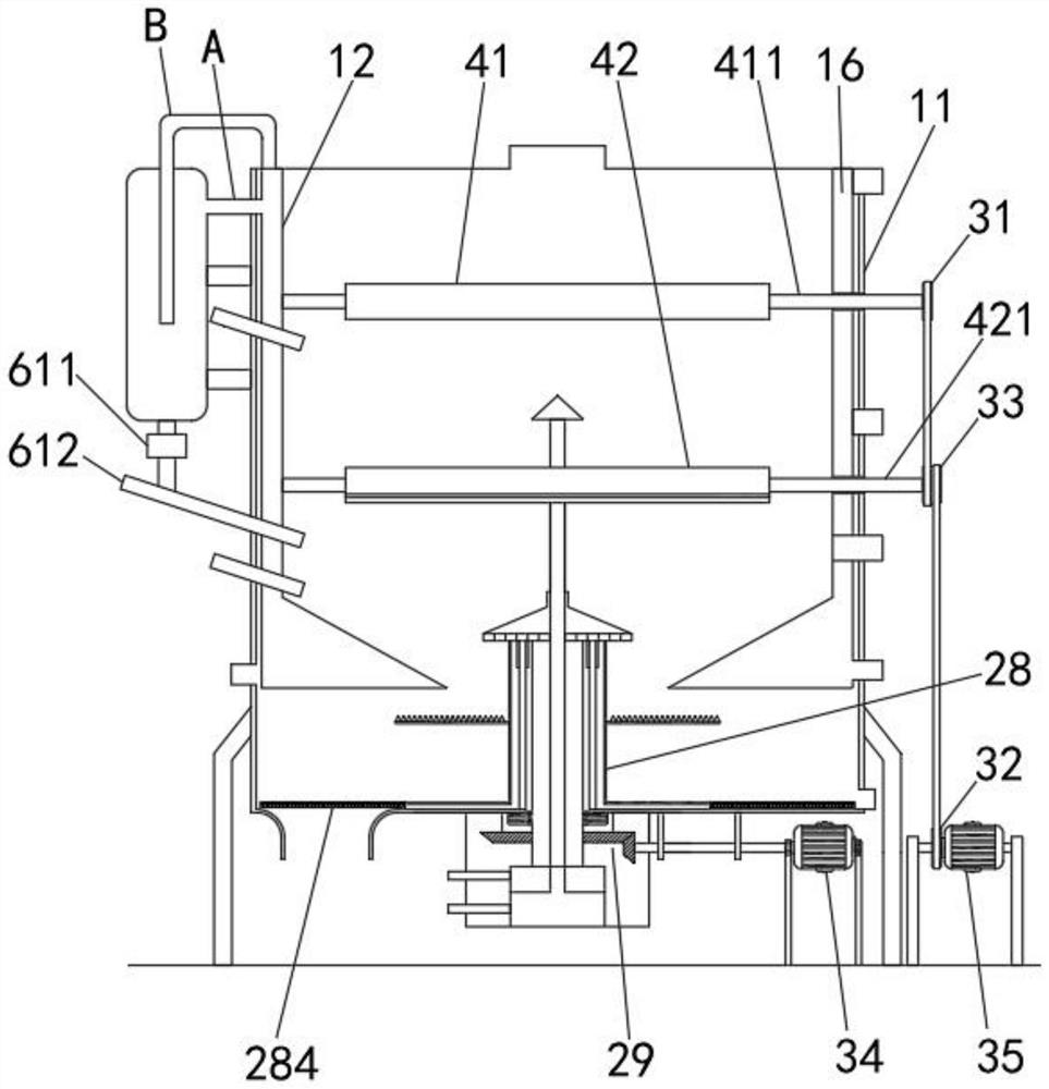 Biomass gasification furnace