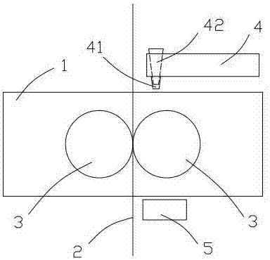 Production method and device of electric precipitator cathode lines