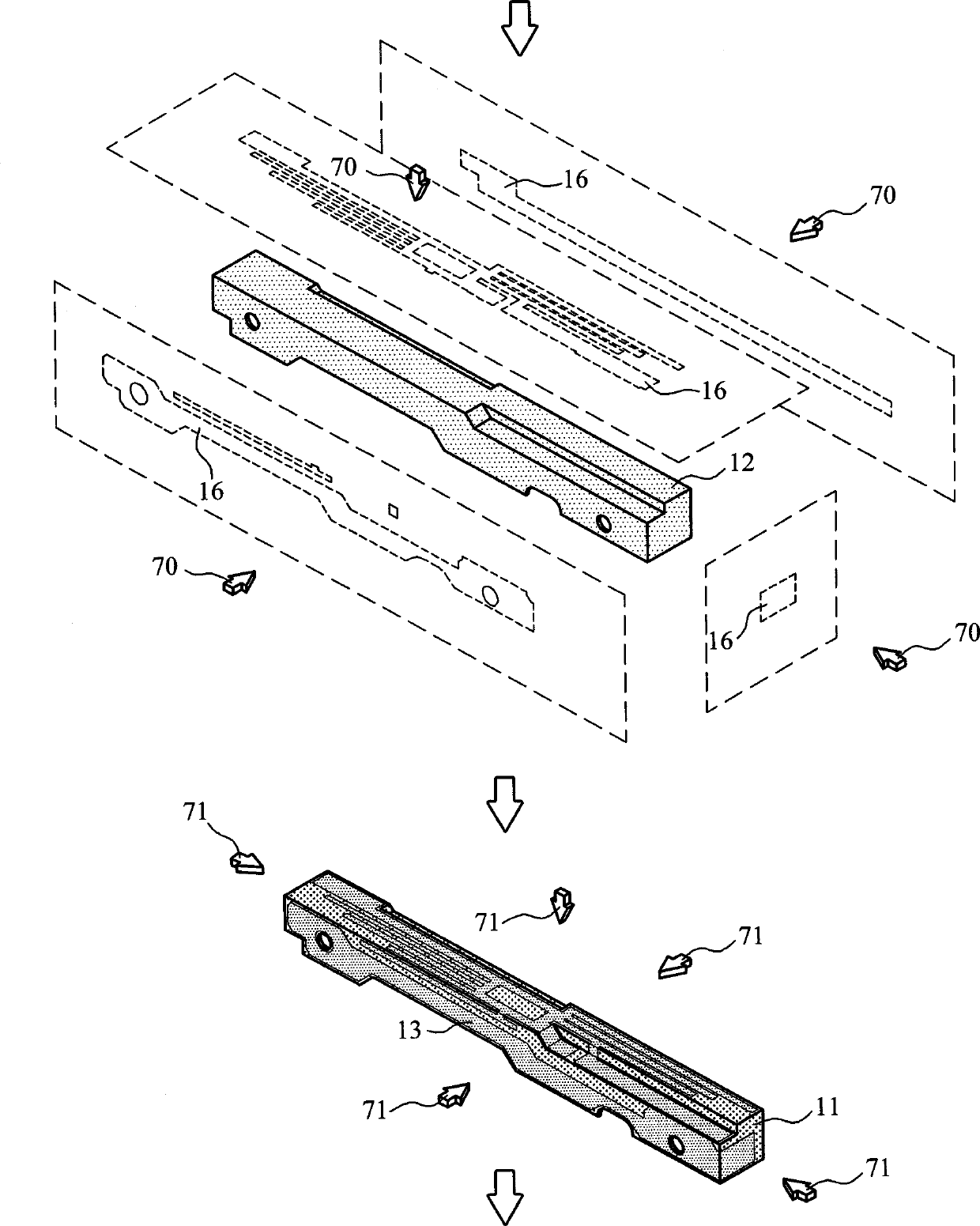 Method for manufacturing three-dimensional circuit