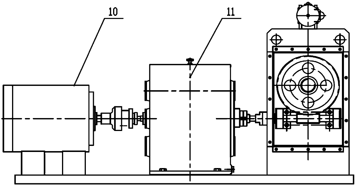 Device used for testing explosive grain shear force