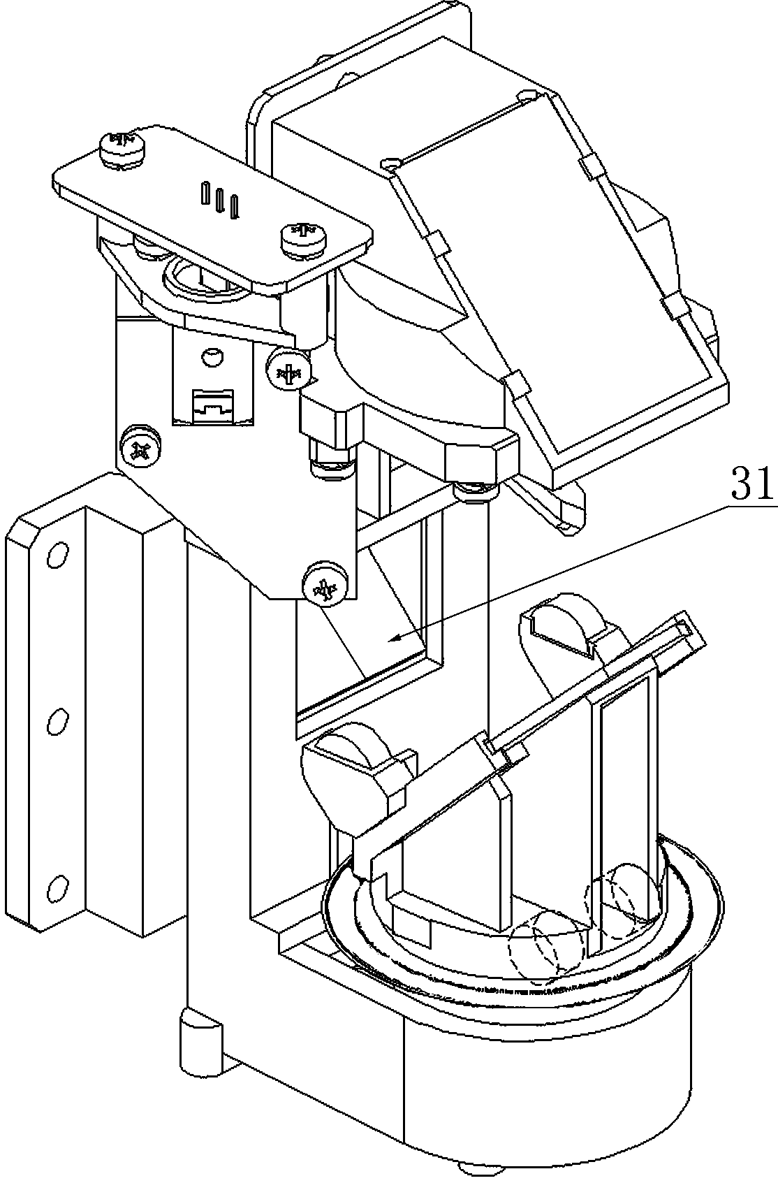 AGV laser scanning safety protection device